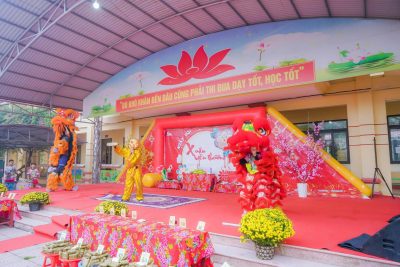 Rộn ràng không khí “Xuân yêu thương” trường tiểu học Đức Lý xã Nam Xang tỉnh Ninh Bình năm học 2025-2026