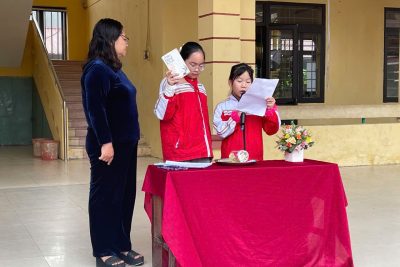 Hoạt động trải nghiệm tuần 25 Trường Tiểu học Đức Lý xã Nam Xang năm học 2025-2026