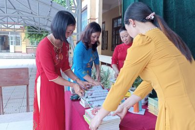 Tổ chức Ngày Sách và Văn hóa đọc Việt Nam lần thứ 4 năm 2025 Trường Tiểu học xã Đức Lý